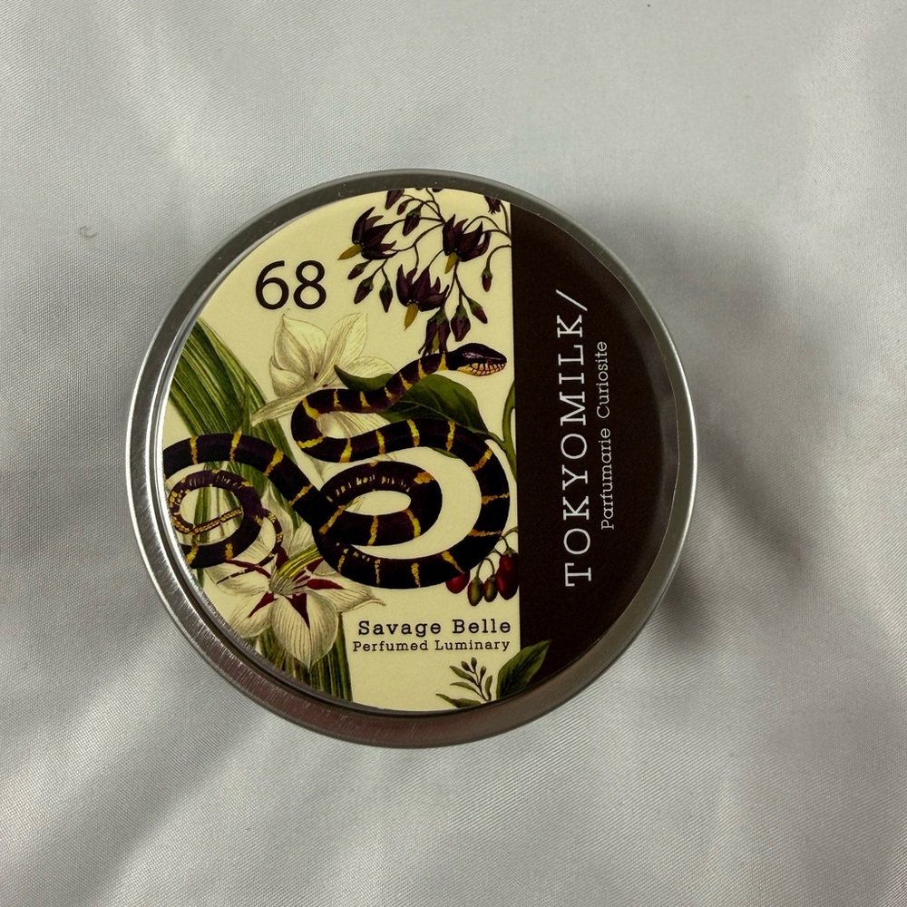 Tokyomilk Savage Belle No 68 Candle Perfumed Luminary Tin Tokyo Milk
